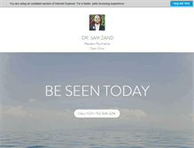 Tablet Screenshot of drsamzand.com